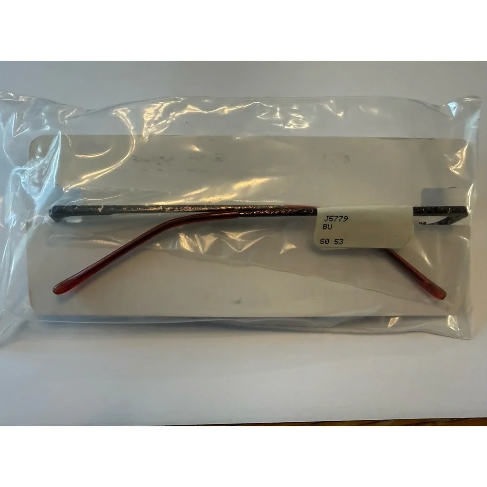 NWT Jubilee‎ 5779 Burgundy Spiral Design Metal EYEGLASSES FRAME RX 50-16-135mm